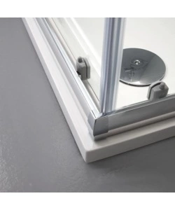 BOX DOCCIA "SOLE" CROMATO, 80X80X185 CM